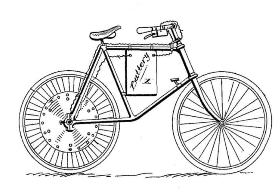 začetki električnega kolesa